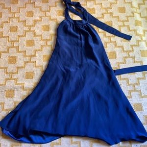 Amanda Up Lawrence Dress 

Gorgeous deep blue Silk Dress. Elegance